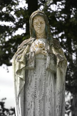 İsa'nın eski taş heykel