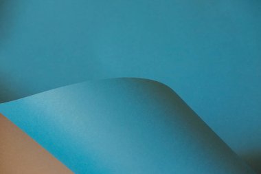 Soyutlama bir tasarım mavi kağıt. Tek renkli kağıt üzerinde boş alanı.  