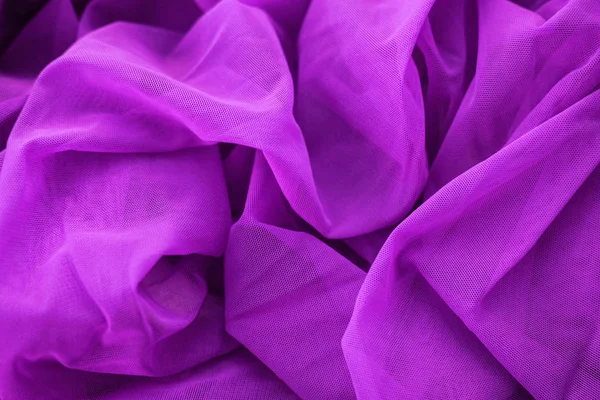 Feche Tecido Rosa Tecido Roxo Colocado Para Fora Ondas Tecido — Fotografia de Stock