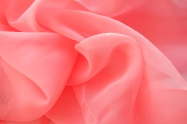 Pembe georgette kumaşlar. Pileli kumaş mor doku