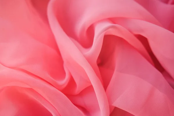 Tkaniny Żorżety Różowy Fioletowe Tekstury Plisowanej Tkaniny — Zdjęcie stockowe