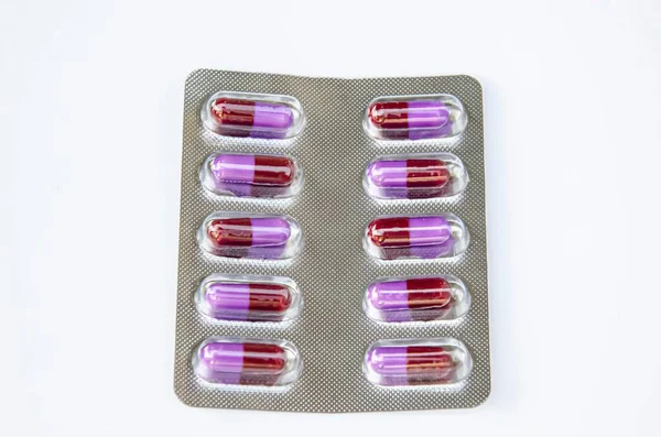 Pharmaceutical Pills Medicine Capsule Antibiotics — Stock Photo, Image