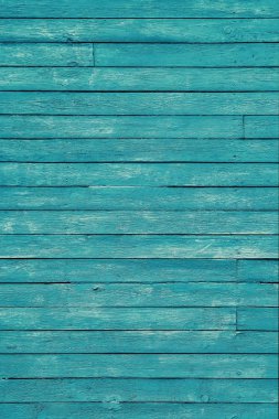 Eski püskü ahşap plakalar kırık renk boya ile mavi