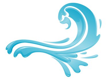 Soyut Su kemeri şekli çizimi