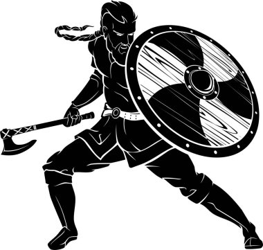 Viking Savaşçısı Savaş Duruşu