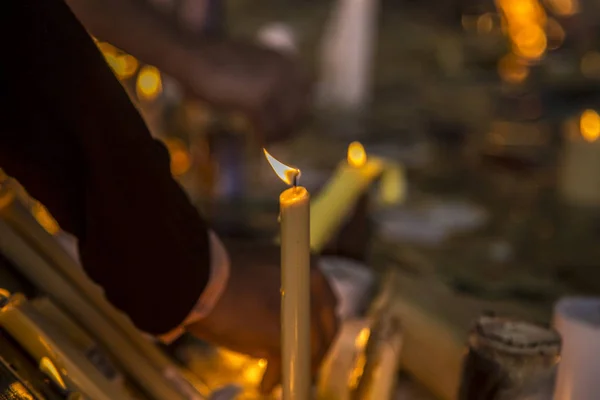 Candle Room Mystery Religion — Stock Photo, Image