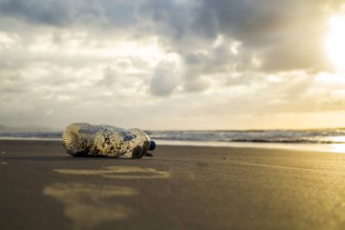 kirliliği kum plaj plastik