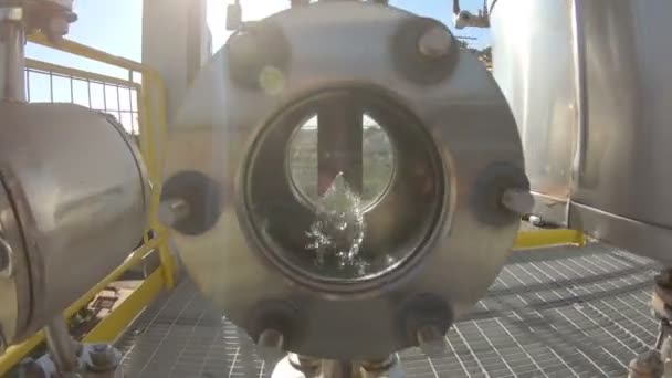 Ligne Processus Production Éthanol — Video