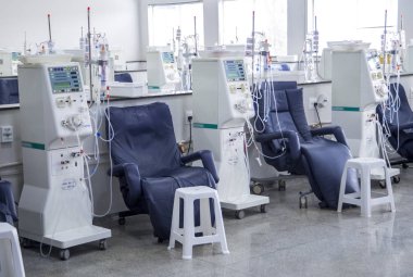 Hemodiyaliz oda ekipmanları kapalı makine