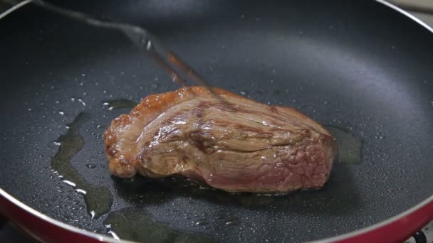 Picanha preparación de alimentos brasileños — Vídeo de stock