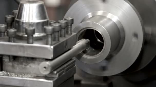 Travail de machine de tour d'industrie — Video