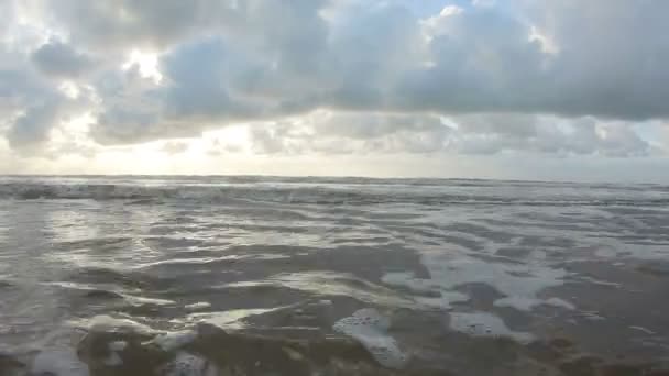 Vlna na pláži — Stock video