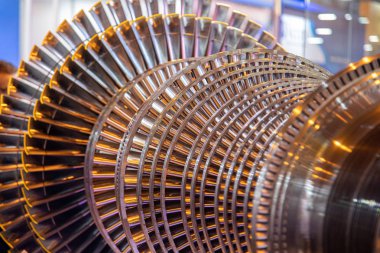 dahili buhar türbini açık ve açık paletler