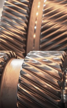 Dişli redüktör güzel krom maruz iç