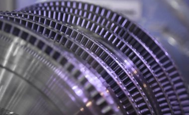 dahili buhar türbini açık ve açık paletler