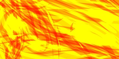 Vektör parlak sarı arka plan kırmızı konu ve akan hatları. Kağıt veya afiş kayıt için