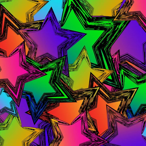 Fondo de las estrellas . — Vector de stock