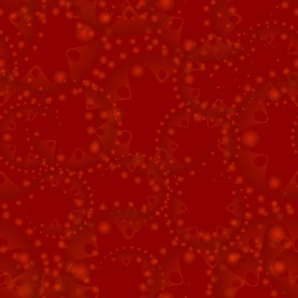 Vector Abstracte Naadloze Patroon Van Bruin Tentakels Bubbels Een Claret — Stockvector