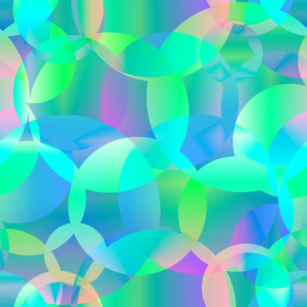 Fondo Abstracto Sin Costura Vectorial Moléculas Burbujas Azules Para Accesorios — Vector de stock