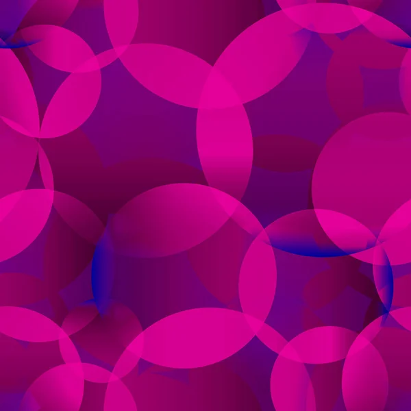 Fond Abstrait Vectoriel Sans Couture Molécules Lilas Bulles Pour Tissus — Image vectorielle