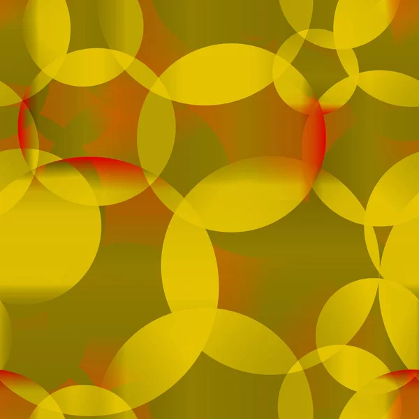 Fond Abstrait Vectoriel Sans Couture Molécules Citron Bulles Rouges Pour — Image vectorielle