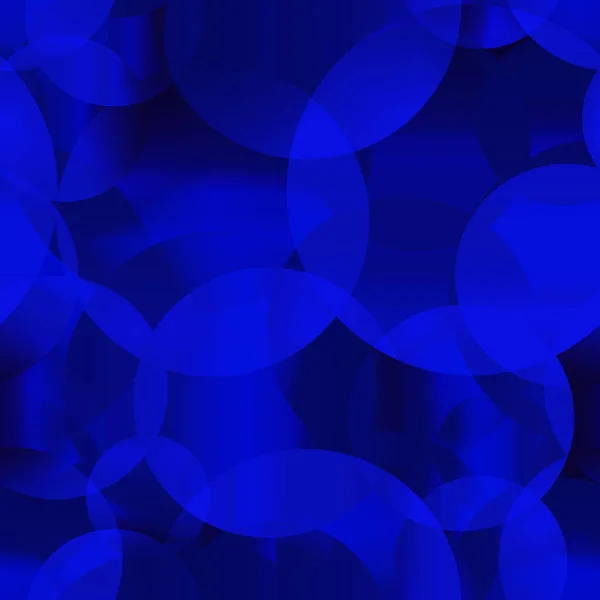 矢量抽象无缝背景的超海洋分子和透明气泡的织物或礼品配件在深蓝色的背景 登记横幅及单张网站 — 图库矢量图片