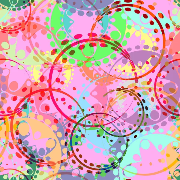 Textura Sin Costura Vectorial Engranajes Color Rosa Pastel Coronas Laurel — Vector de stock