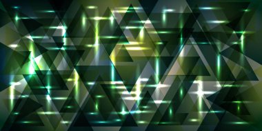 Vektör desen metal kozmik yeşil tonlarında. Tatil ve dekoratif iç dekorasyon için.