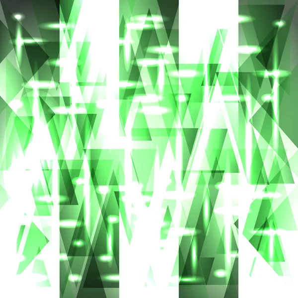 Patrón Brillante Vectorial Delicados Fragmentos Cielo Verdoso Triángulos Para Decoración — Archivo Imágenes Vectoriales