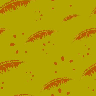 Hassas yaprakları ve Bahçe bitkileri parlak limon ve hardal yaprakları renkler. Kağıt, kumaş veya organik ürünler için.