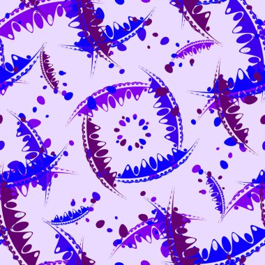 Model hassas yaprakları ve mor tonlarda Bahçe bitkilerin yaprakları. Kağıt, kumaş veya organik ürünler için.