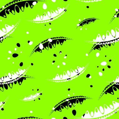 Desen soyut yaprakları ve limon ve Beyaz Bahçe bitkilerin yaprakları. Kağıt, kumaş veya organik ürünler için.