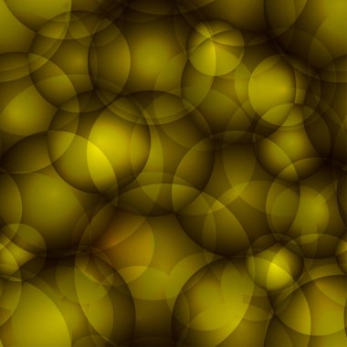 Parlak koyu sarı halkalar ve topları. Tatil kağıt ve kumaş için.