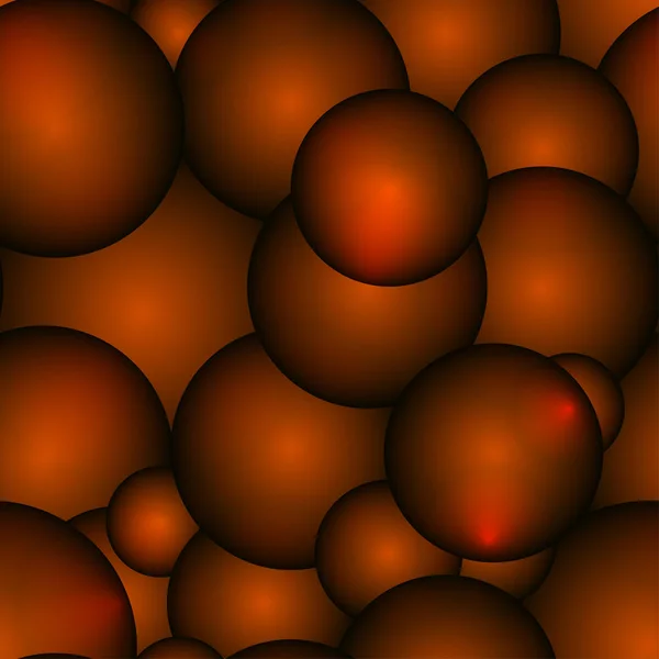 Bakgrund Brons Molekyler Och Bollar För Dekoration Festliga Och Vetenskapliga — Stock vektor