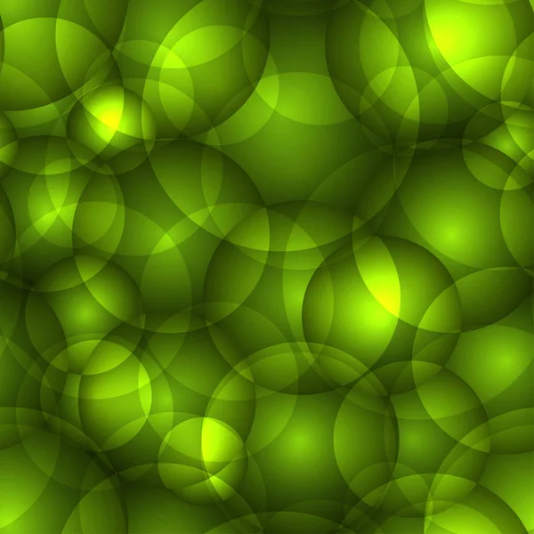 Background of intersecting green circles and balls. For holiday paper and fabric.