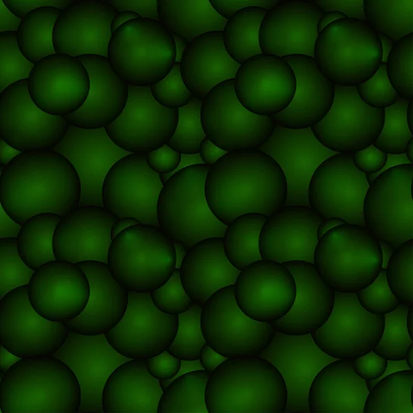 Dark green circles and volumetric balls. For holiday paper and fabric.