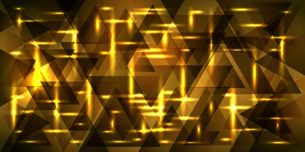 Золота Фольга Жовті Перехрестя Фоні Темного Металу Яскравий Візерунок Святкового — стоковий вектор