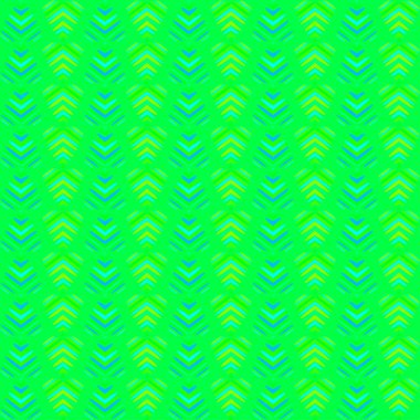 Yeşil backg kesişen kalpleri ve mavi çizgili desen