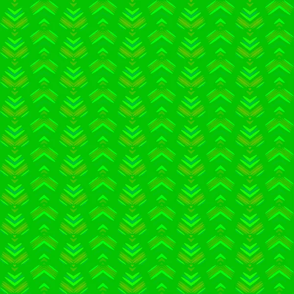 교차 마음과 녹색 배경에 줄무늬 패턴 — 스톡 벡터