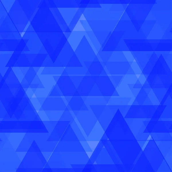 Dolci triangoli blu scuro nell'intersezione e sovrapposizione . — Vettoriale Stock