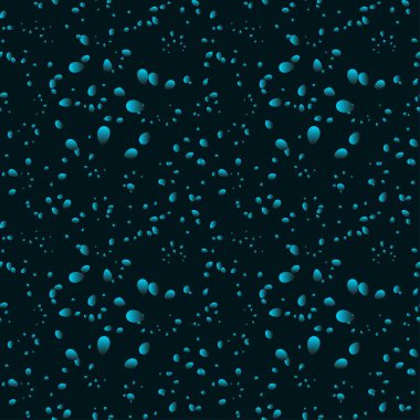 Göksel yanardöner damla ve yaprakları na siyah bir zemin üzerine