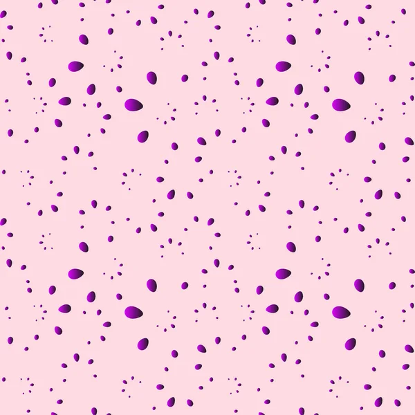 Una gran cantidad de gotas de arándanos y pétalos sobre un fondo rosa en la polilla — Vector de stock