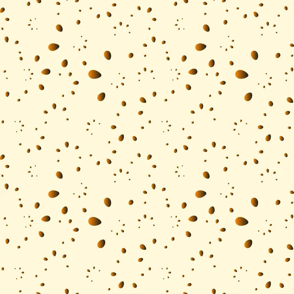 Beaucoup de gouttes d'orange et de pétales sur un fond doux dans la mousse — Image vectorielle