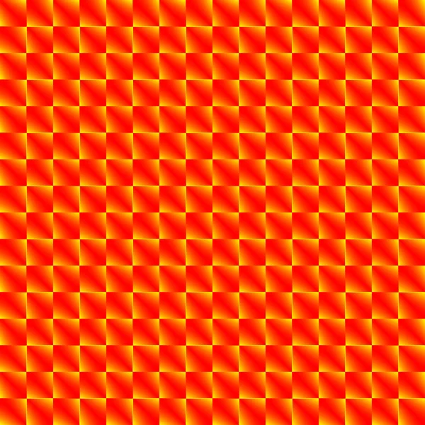 어두운 노란색 rhombuses 및 빨간 삼각형에서의 혼란 패턴을 — 스톡 벡터