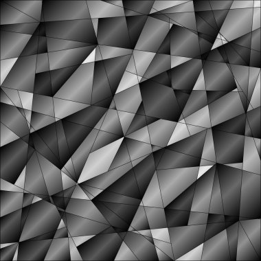 Kaotik siyah beyaz parçanın özel tek renkli deseni