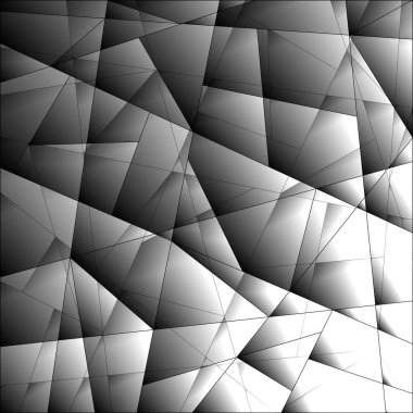 Kaotik siyah ve beyazın özel parlayan tek renkli deseni 