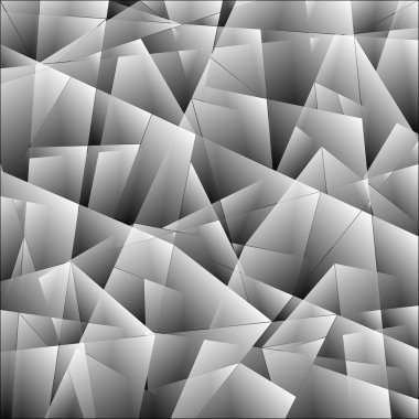 Kaotik siyah ve beyaz gla özel gri monokrom desen