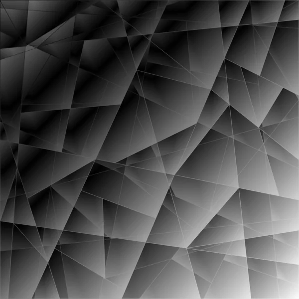 Eksklusivt metallisk monokrom mønster af kaotisk sort og hvid - Stock-foto