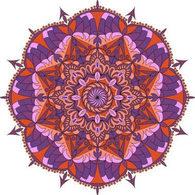 Mandala arka plan boyama. Sakin ol ve meditasyon poster. Vektör çizim. EPS 10.