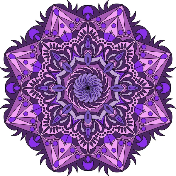 Mandala arka plan boyama. Sakin ol ve meditasyon poster. Vektör çizim. EPS 10.